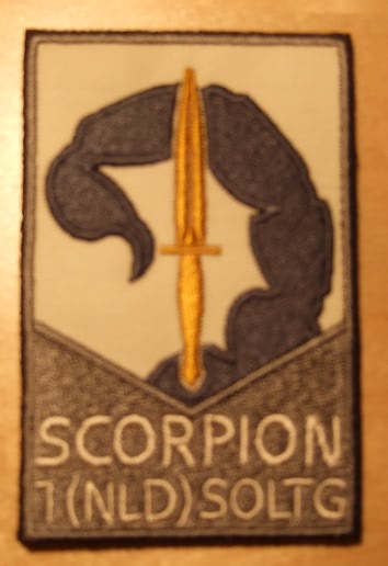 SCORPION Gouden dolk
Gouden dolk, is Rota-8 SOLTG Mali (uitgegeven aan 2 personen die voor de derde keer uitzending MINUSMA Mali deden)
